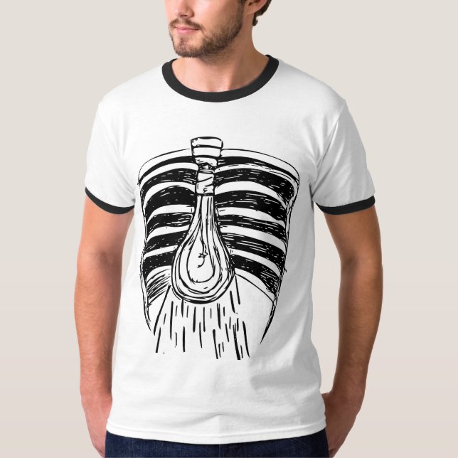 T-shirt Mettez à feu la lumière (Devant)