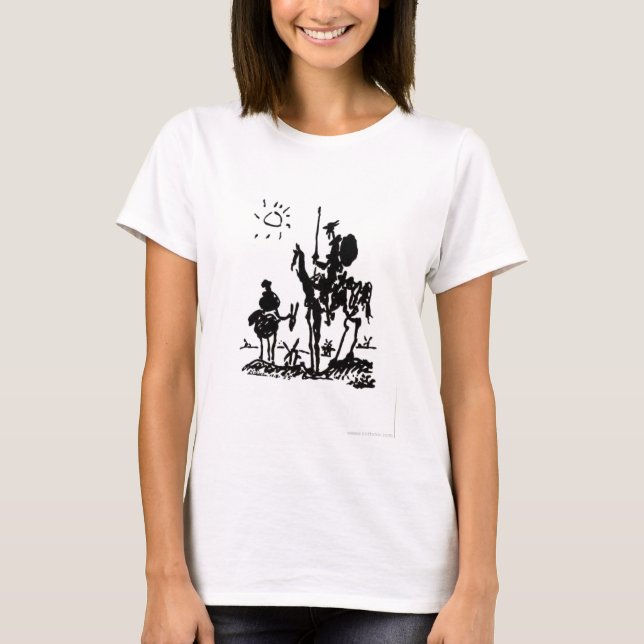 T-shirt mettez la fille de quijote (Devant)