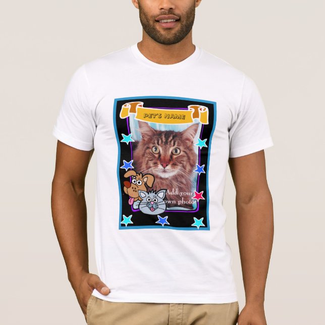 T-SHIRT METTEZ LA PHOTO DE VOTRE ANIMAL FAMILIER ICI… (Devant)