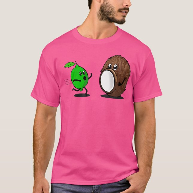 T-shirt Mettez Le Lime Dans Le Coco Funny Running Lime (Devant)