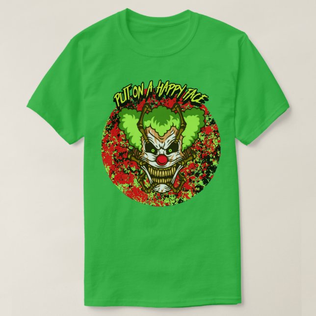 T-shirt Mettez un visage heureux (Design devant)