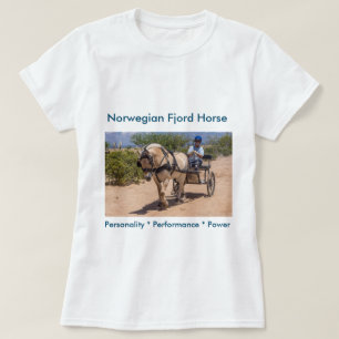 T-shirt Mettez votre cheval de fjord ici !
