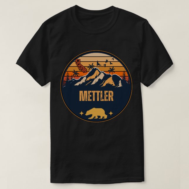 T-shirt Mettler, Californie (Design devant)