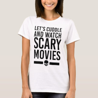T-shirt Mettons-nous au panier et regardons les films d'ho