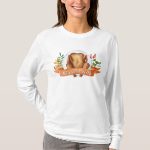 T-shirt Mettons-nous un peu bourrés Thanksgiving Turquie