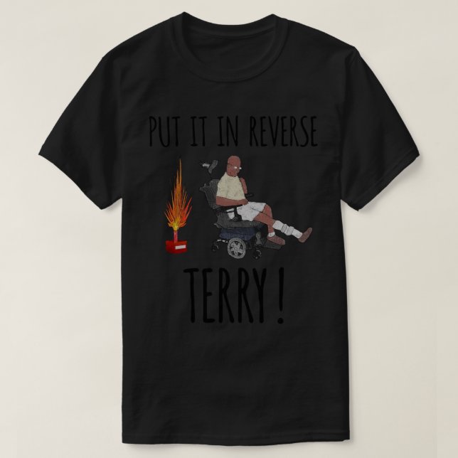 T-shirt mettre dans la terrine inverse (Design devant)