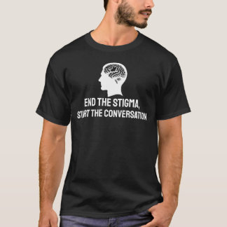 T-shirt Mettre fin à la stigmatisation - Conversation sur 