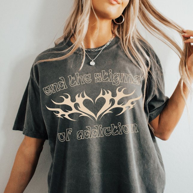 T-shirt Mettre fin à la stigmatisation de la toxicomanie | (Créateur téléchargé)