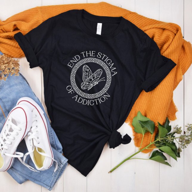T-shirt Mettre fin à la stigmatisation de la toxicomanie | (Créateur téléchargé)