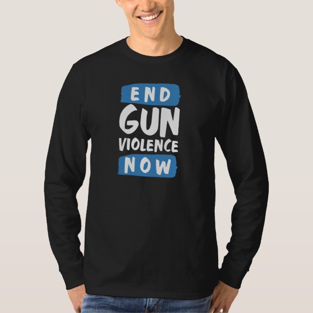 T-shirt Mettre fin à la violence armée (Devant)
