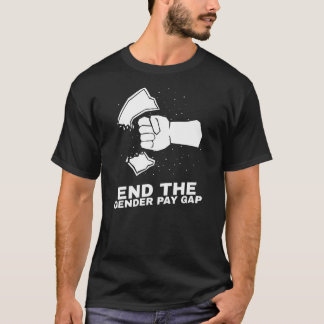 T-SHIRT METTRE FIN À L'ÉCART DE RÉMUNÉRATION SEXE