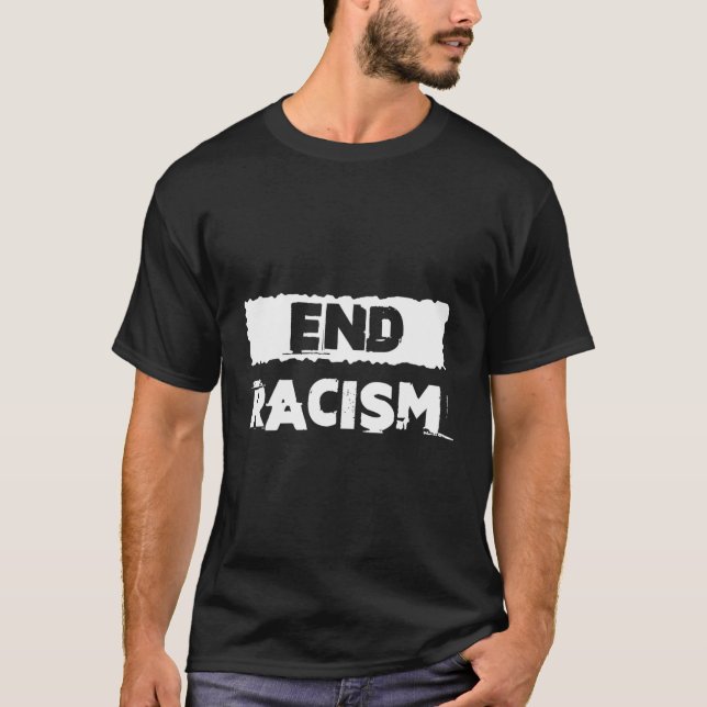 T-shirt Mettre fin au racisme (Devant)