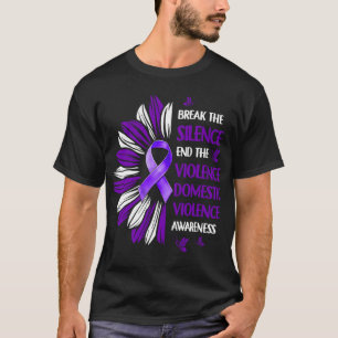 T-shirt Mettre Un Terme À La Violence Familiale Sensibilis