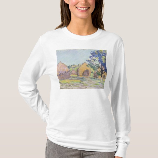 T-shirt Meules de foin au Saint-Cheron (Devant)