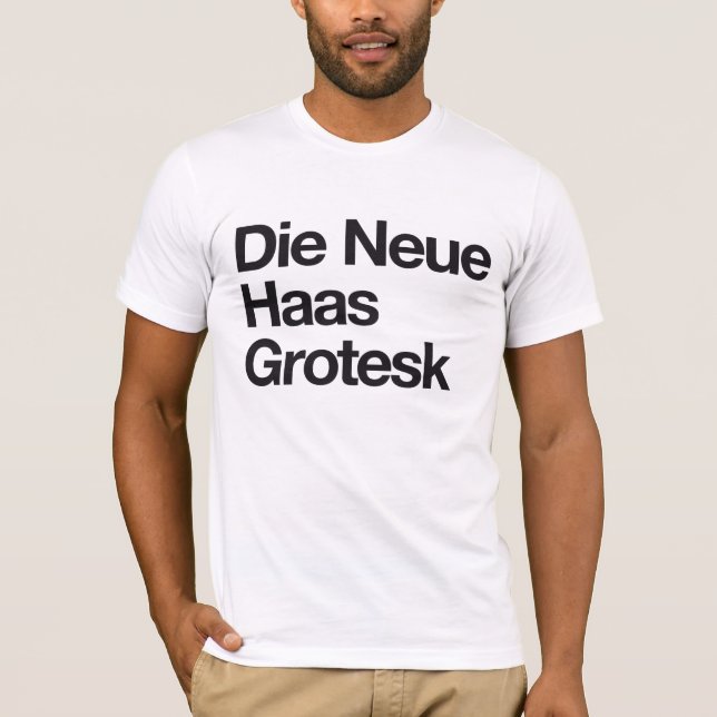 T-shirt Meurent Neue Haas Grotesk (Devant)