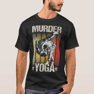 T-shirt Meurtre Yoga Brésilien Jiu Jitsu Lutte BJJ