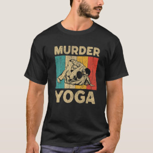 T-shirt Meurtre Yoga Vintage BJJ Jiu Jitsu Brésilien