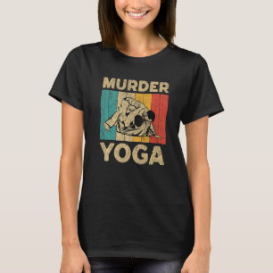 T-shirt Meurtre Yoga Vintage BJJ Jiu Jitsu brésilien