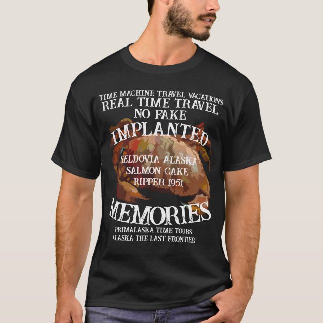 T-shirt Meurtrier de gâteau de saumon de la machine à voya (Devant)