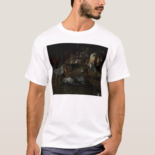 T-shirt Meute de loups (Devant)
