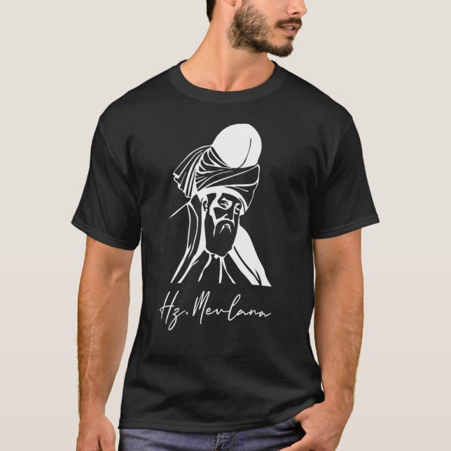 T-shirt Mevlana cite Mevlana Celaleddin Rumi (Devant)