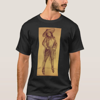T-shirt mexicain de Ranchera de fille de goupille-