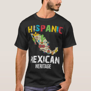 T-shirt Mexicain Dit Slogan Hispanique Mexicaine Héritage