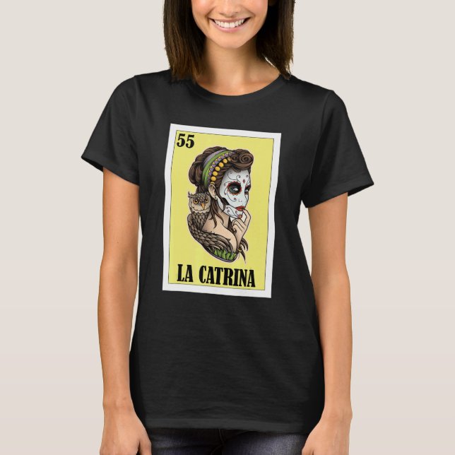 T-shirt Mexicain drôle - La Catrina (Devant)