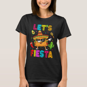 T-shirt Mexicain Faisons la Fête Drôle de Taco Dabbing Cin