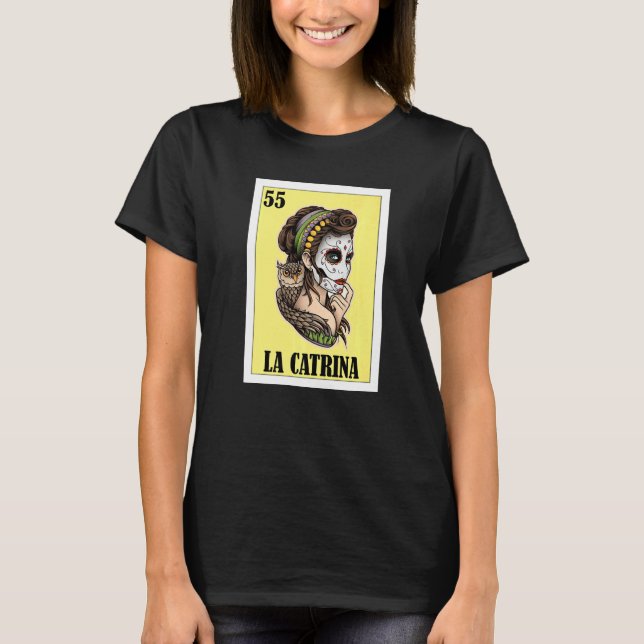 T-shirt Mexicain La Catrina (Devant)