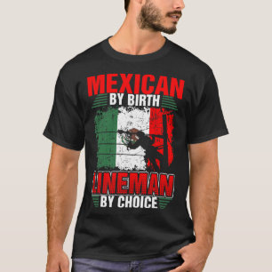 T-shirt Mexicain par le monteur de lignes de naissance par