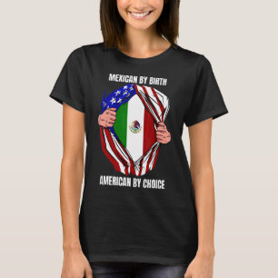 T-shirt Mexicain Par Naissance Américain Par Choix Pour Ju