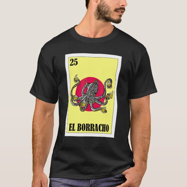 T-shirt Mexicain pour Fêtes  El Octopus (Devant)