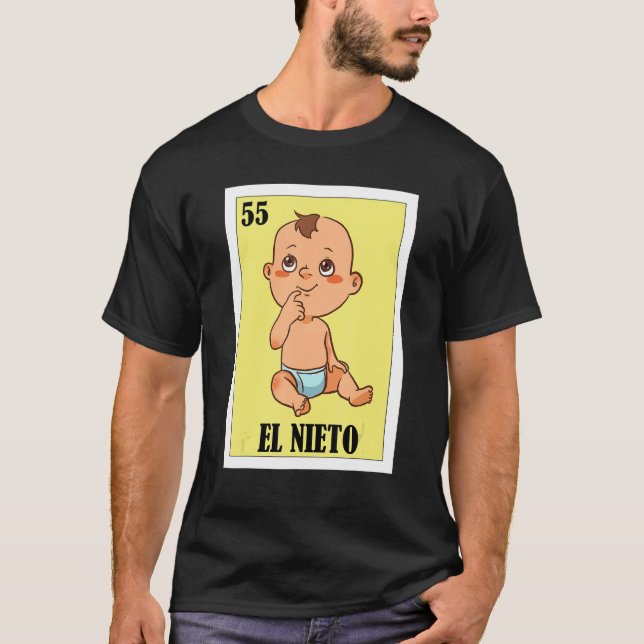 T-shirt Mexicain pour Grandsons El Nieto (Devant)