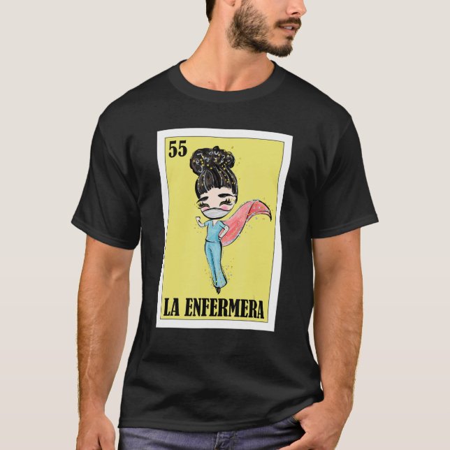 T-shirt Mexicain pour Hispanas La Chingona 1 (Devant)