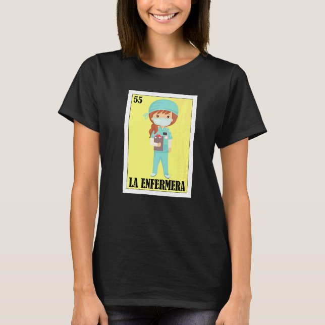 T-shirt Mexicain pour Hispanas  La Chingona  8 (Devant)