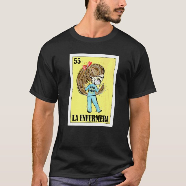 T-shirt Mexicain pour Hispanas  La Chingona  9 (Devant)