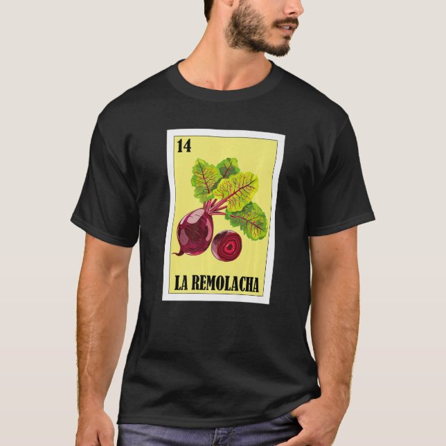 T-shirt Mexicain pour Latinos La Remolacha (Devant)