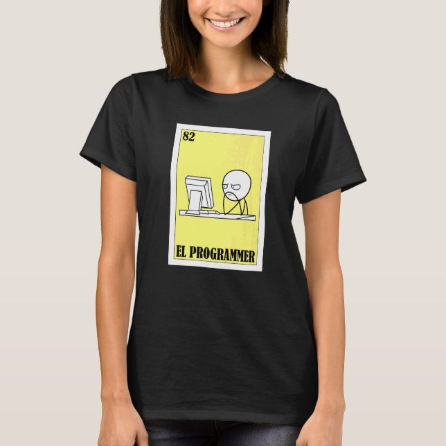 T-shirt Mexicain pour les développeurs  El Programmeur (Devant)