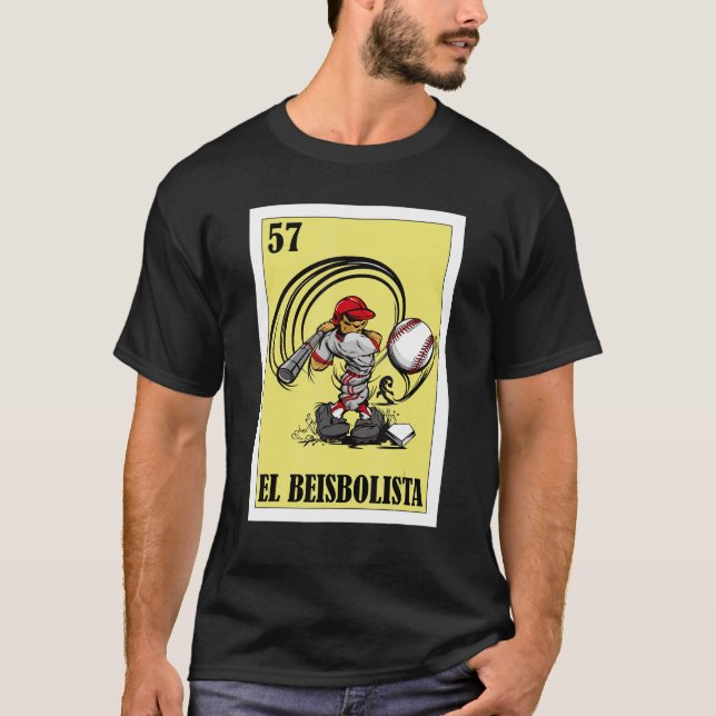 T-shirt Mexicain pour les joueurs de baseball El Beisbolis (Devant)