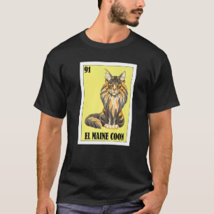 T-shirt Mexicain pour les propriétaires de chats El Maine