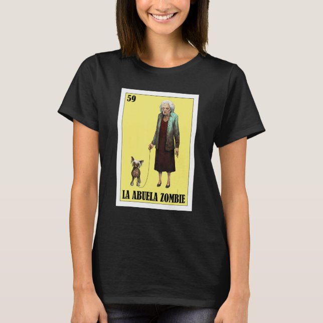 T-shirt Mexicain pour Mamies  La Abuela (Devant)