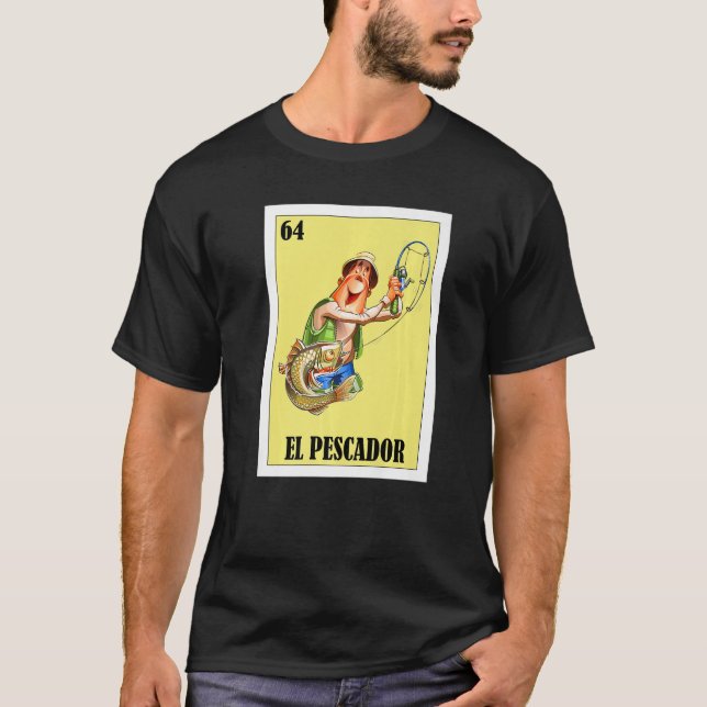 T-shirt Mexicain pour pêcheurs El Pescador (Devant)