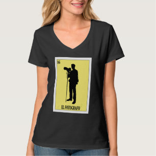 T-shirt Mexicain pour photographes  El Fotografo