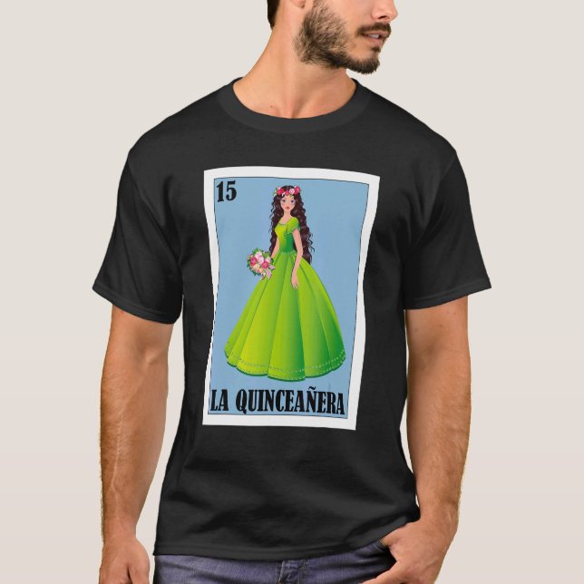 T-shirt Mexicain pour Quince Años La Quinceanera (Devant)