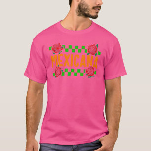 T-shirt Mexicaine Cottagecore Florale Morena Femmes Latina