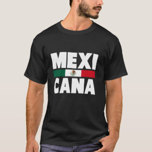 T-SHIRT MEXICAINE DRAPEAU DU MEXIQUE RACINES FIERTE