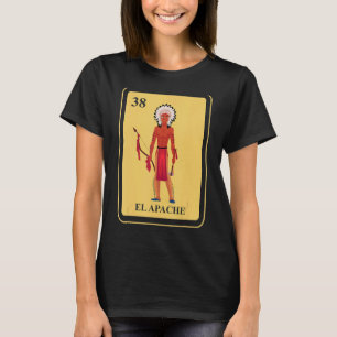 T-shirt Mexicaine El Apache Carte de Bingo traditionnelle