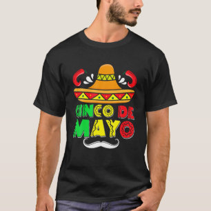 T-shirt Mexicaine Fiesta Cinco De Mayo Costume Drôle Homme