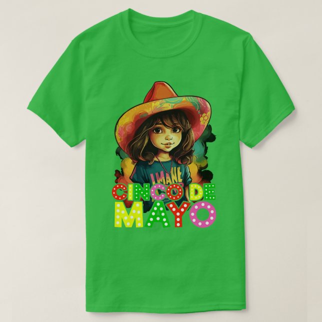 T-shirt Mexicaine Filles 6 (Design devant)
